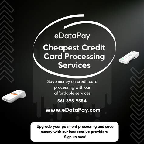 cheapest credit card payment processing